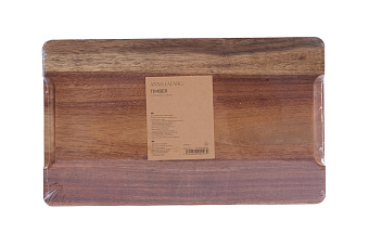 Доска разделочная, 34х20 см, прямоугольная, дерево, Timber