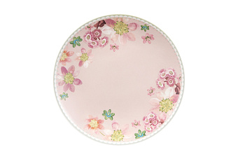 Тарелка закусочная Primula, розовая, 20 см