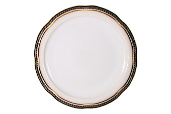 Тарелка обеденная Pompeia кремовая, 27,5 см