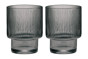 Набор стаканов для воды Modern Classic, серый, 0,32 л, 2 шт