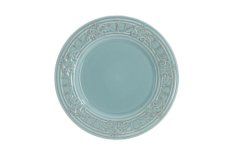 Тарелка закусочная Venice голубой, 22,5 см
