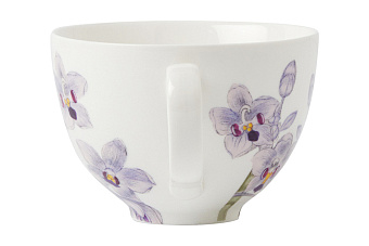 Чашка с блюдцем Орхидея лиловая, 0,24 л