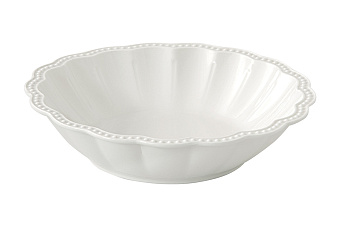 Тарелка суповая Elite, белая, 20 см, 0,65 л