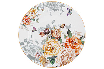 Набор обеденных тарелок Розамунда, белый, 26,5 см, 2 шт