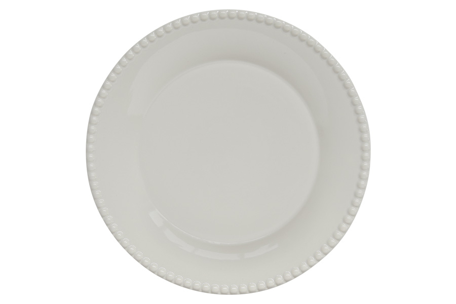 Тарелка обеденная Tiffany, серая, 26 см